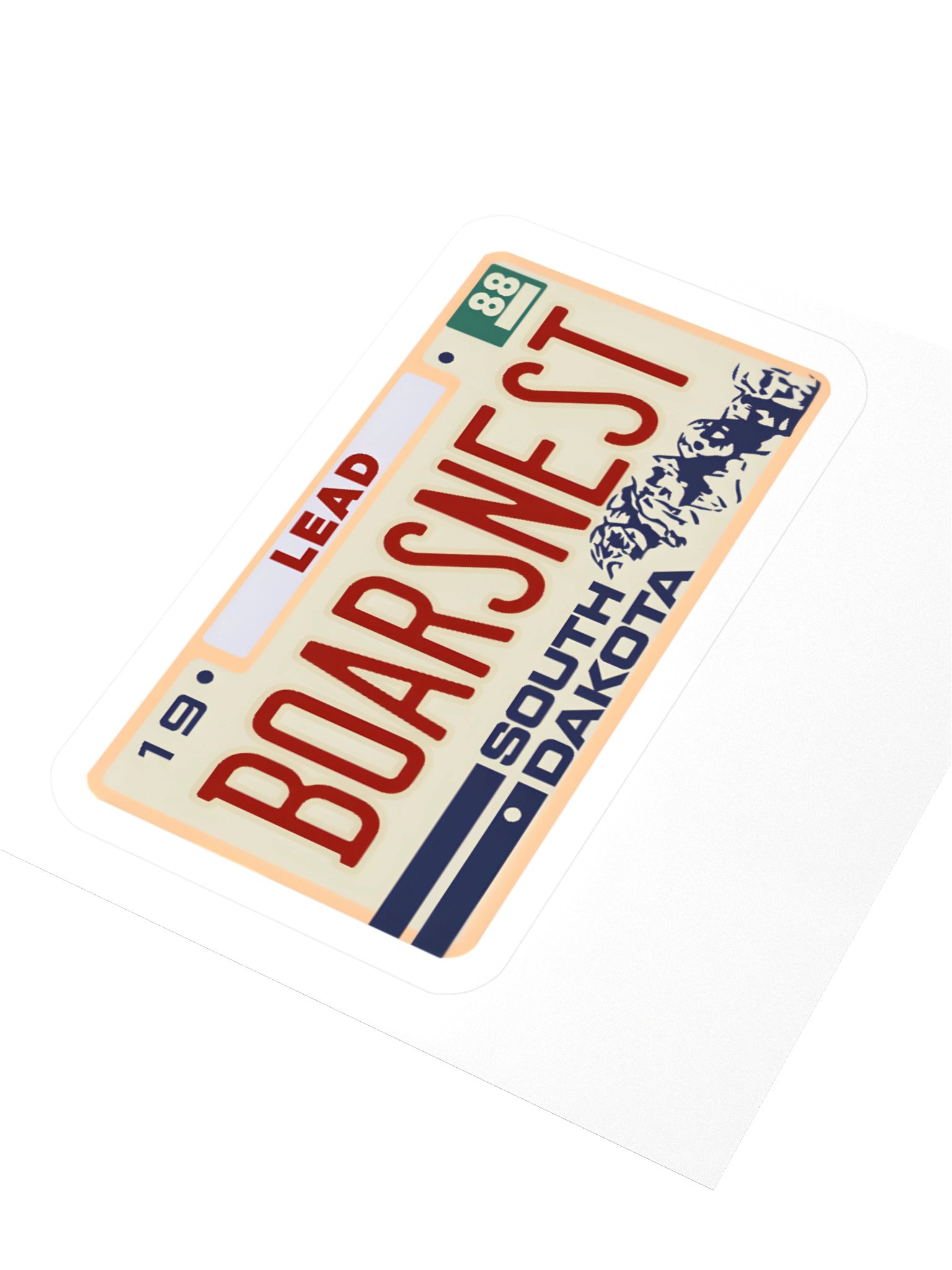 Vintage South Dakota License Plate Kiss Cut Stickers product image (11)