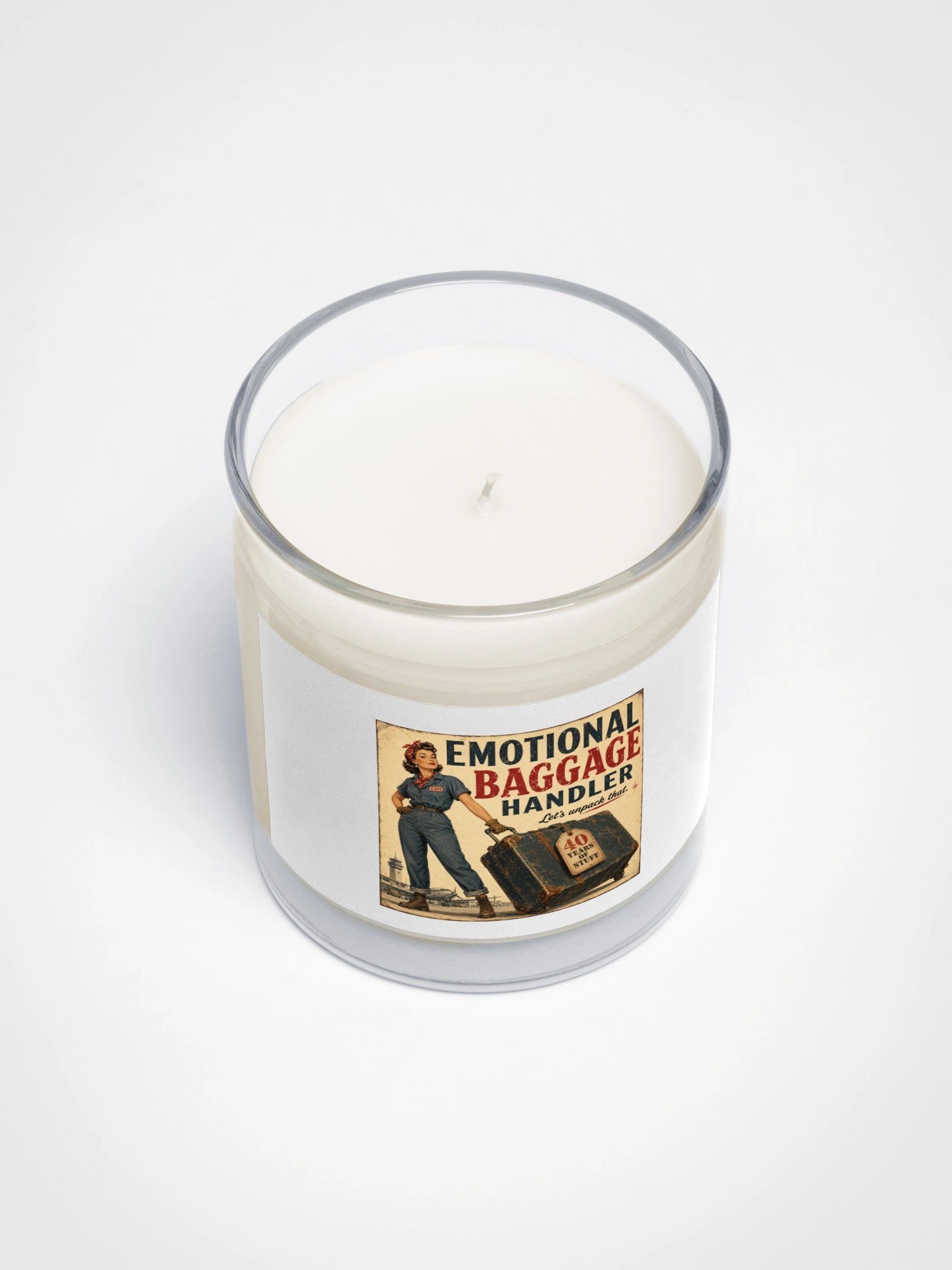 Let's Unpack That | Emotional Baggage Handler Soy Candle product image (3)