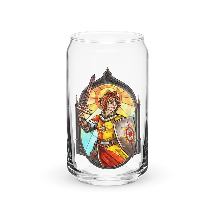 Squire Lou of the Solar Knights (Torched RP) Can-Shaped Glass product image (2)