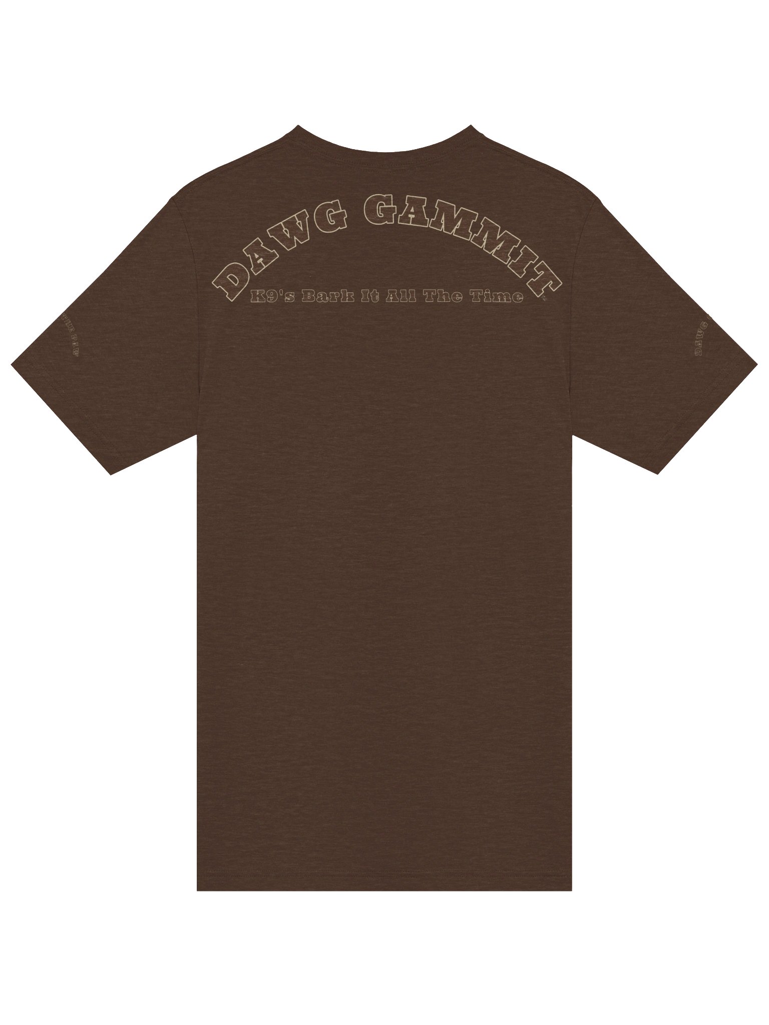 DAWG GAMMIT™ WANTED Great Dane Triblend T-Shirt product image (23)