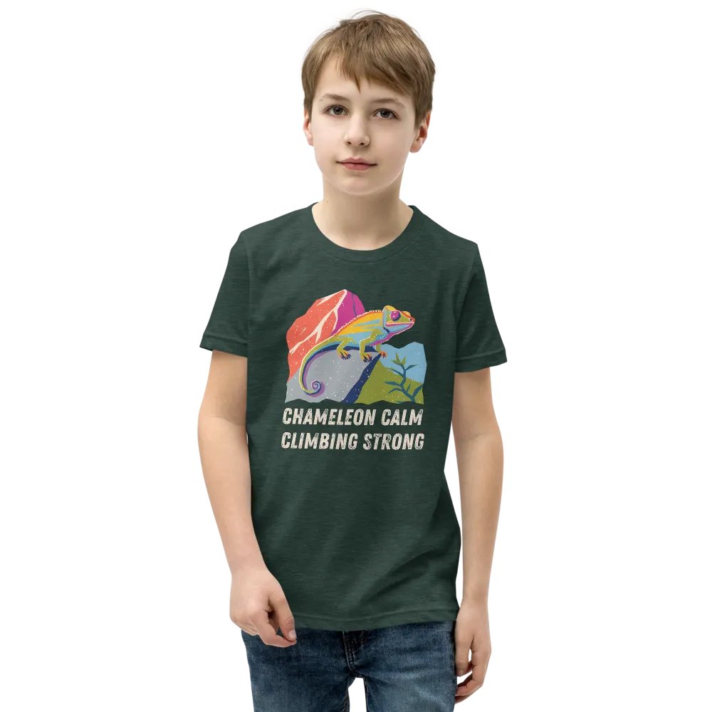 Chameleon Calm - Youth Climbing T-Shirt product image (21)