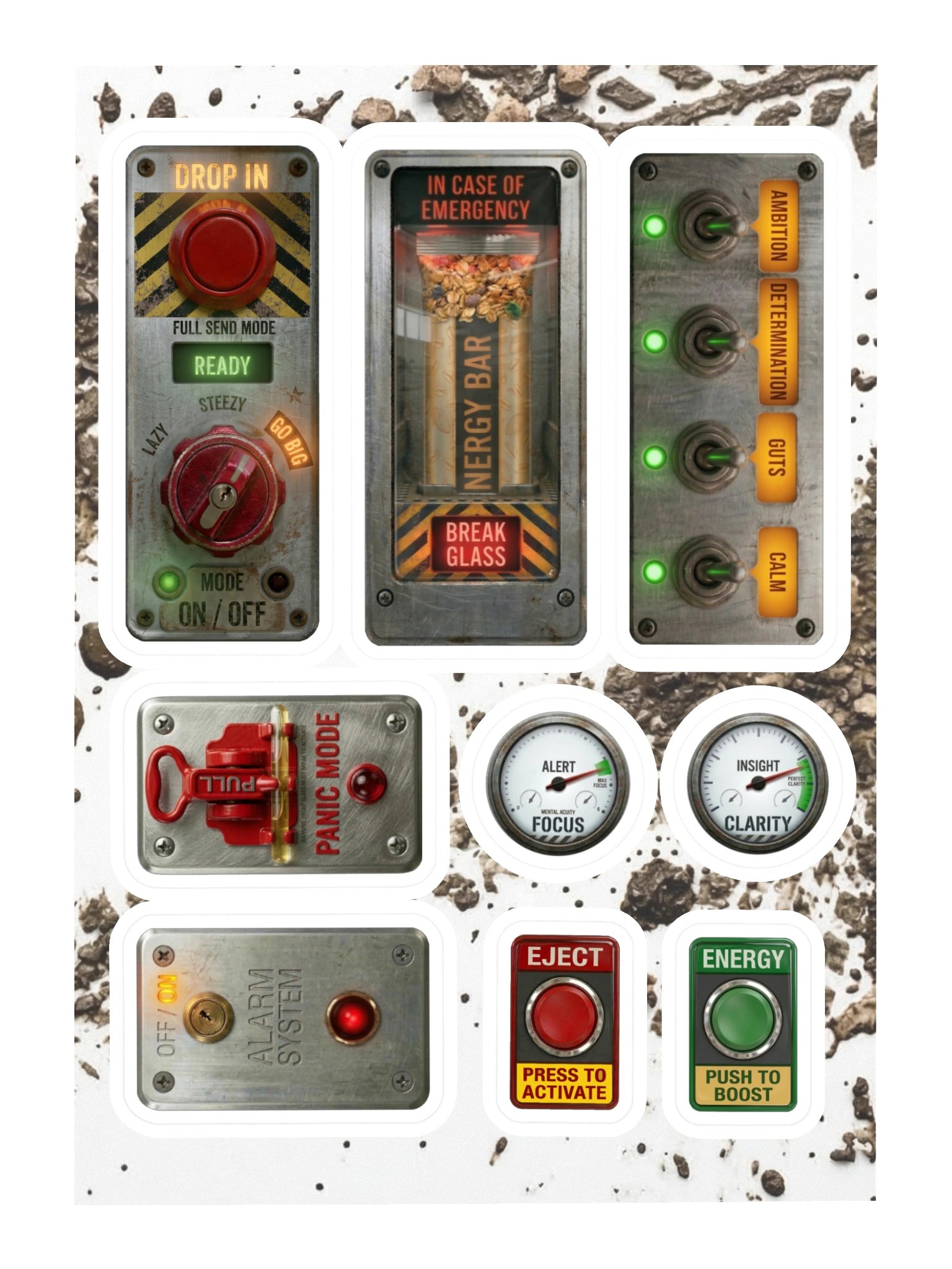 MTB Upgrade Sticker Kit product image (1)