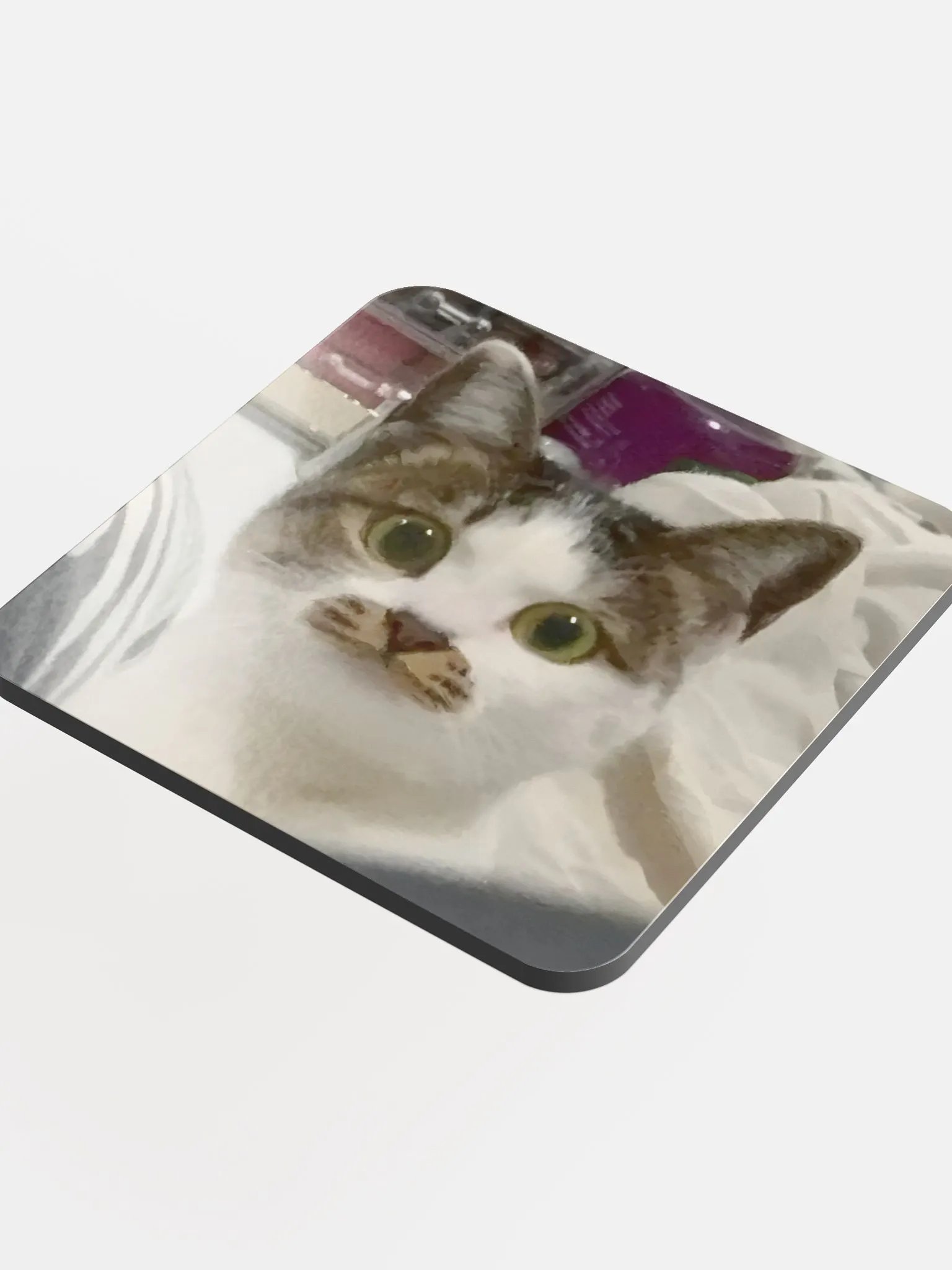 Glossed Cork Coaster: Meme Cats product image (4)