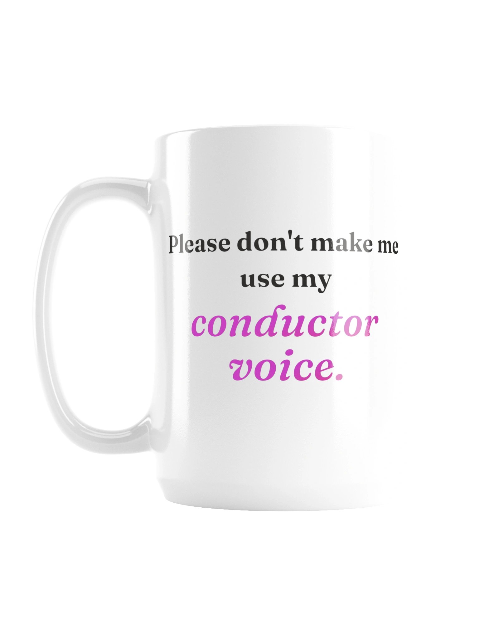 Conductor Voice Mug - White product image (1)
