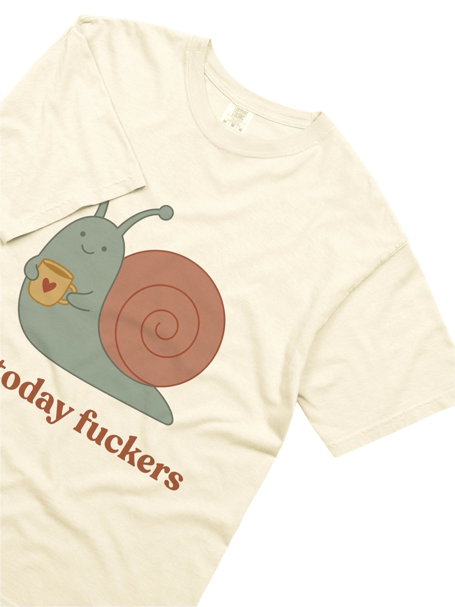 Not Today F*ckers T-Shirt | Funny Sweary Snail Tee product image (6)