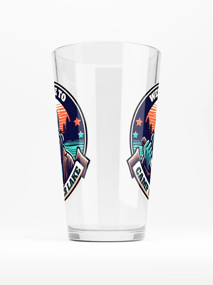 Welcome to Camp Corner Lake Pint Glass product image (1)