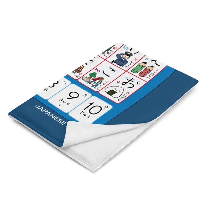 Hiragana Blanket by Japanese Ammo product image (2)