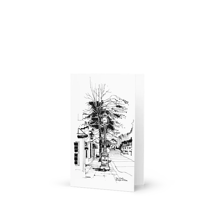 The Clock, Bridge of Allan - Greeting Card product image (1)
