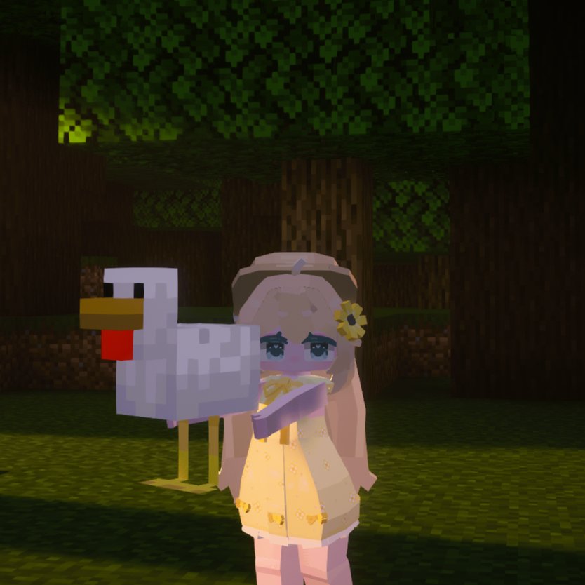 Yes Steve Model | Sunflower chibi (free) product image (11)