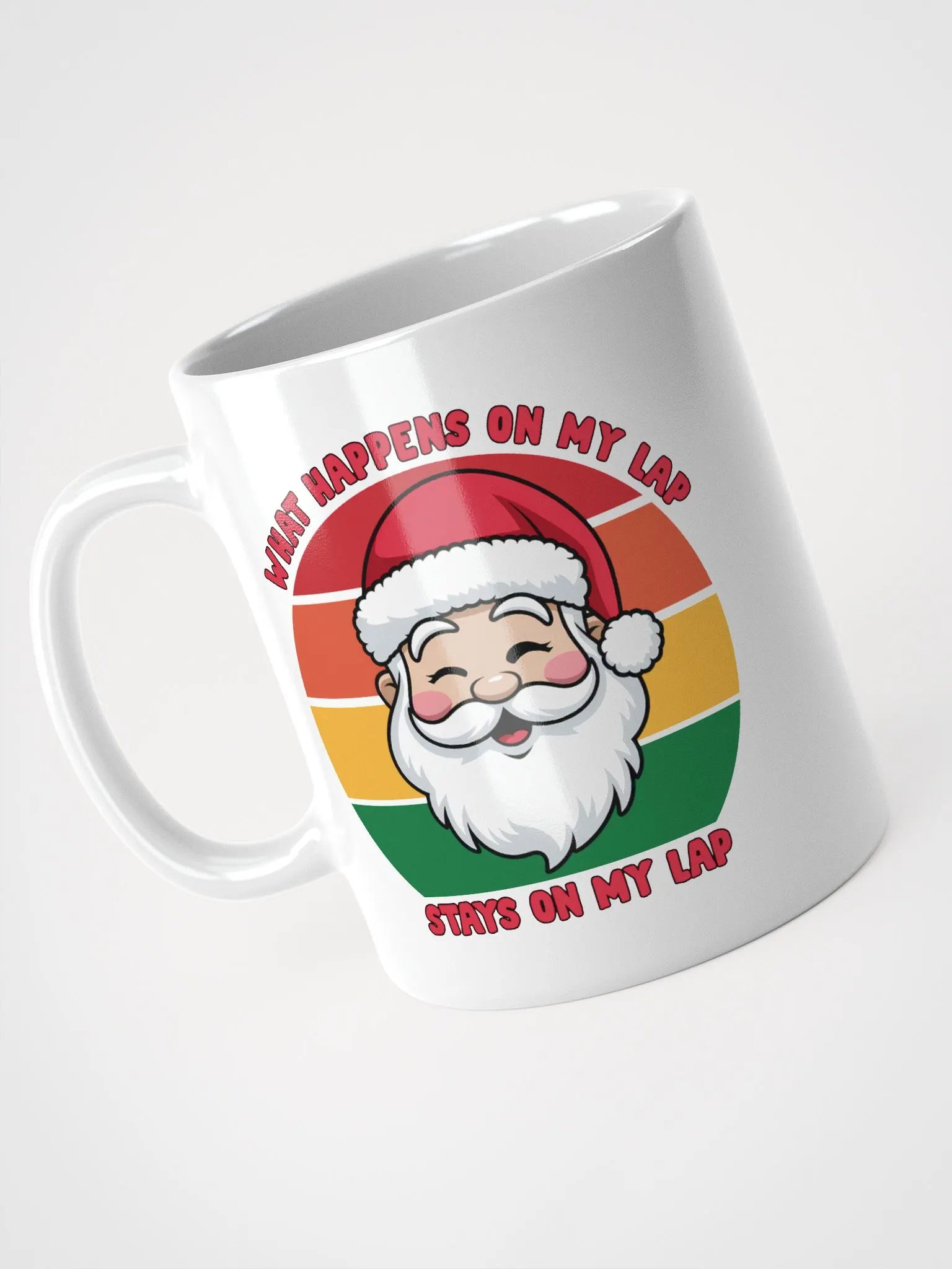 Santa's Lap Retro Mug product image (3)