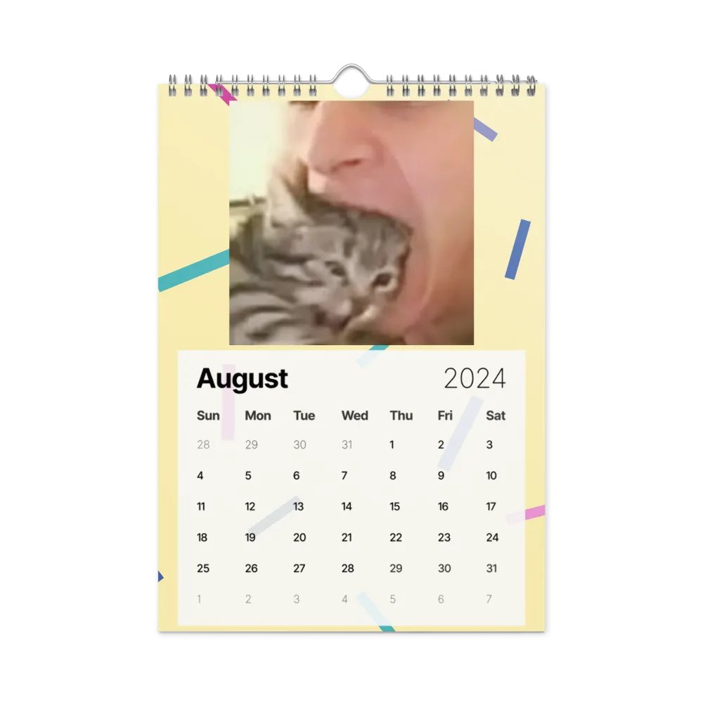 Wall Calendar (2024): Meme Cats product image (4)
