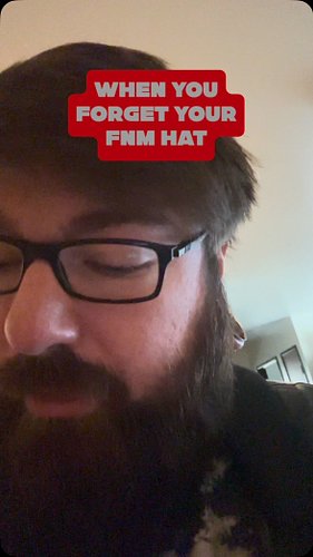 When you forgotten your hat for FNM | Jaffer on Twitch | #MTG #MagicTheGathering #TCG #mtgcommander #MTGStandard