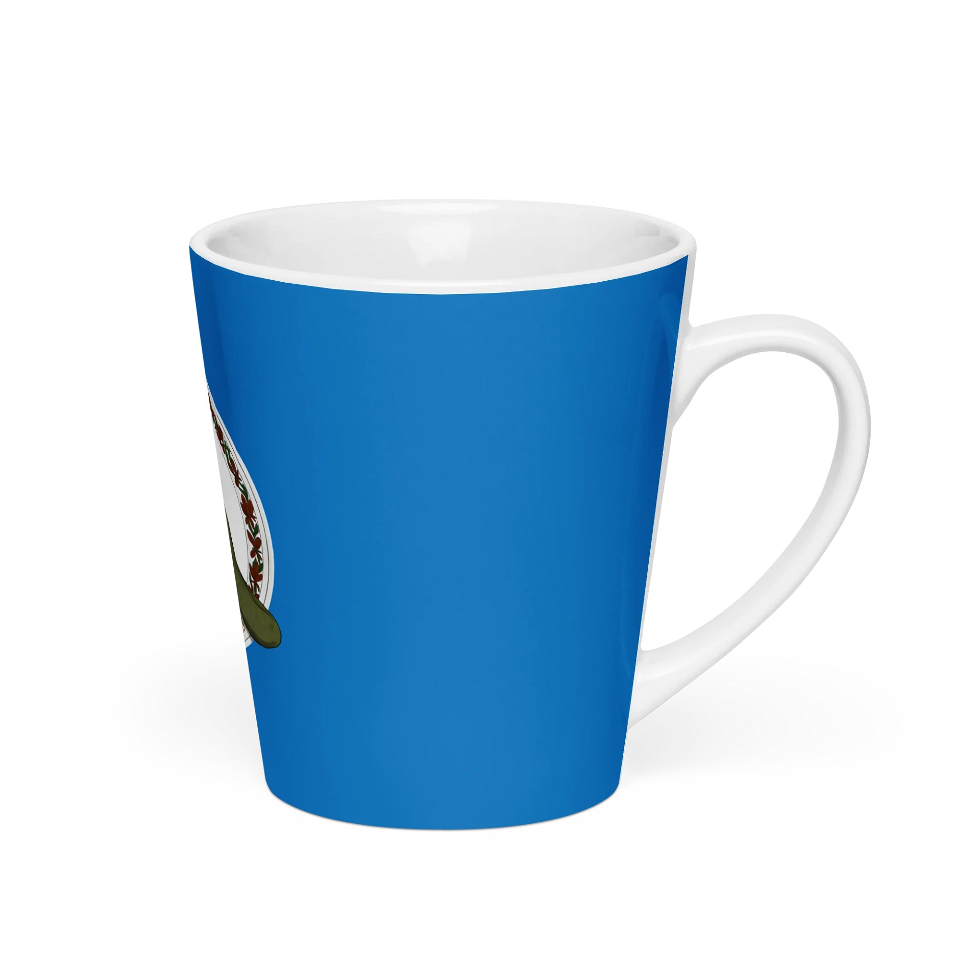 Virginia Flag - Sick Tyrannosaurus Rex Edition Latte Mug product image (2)