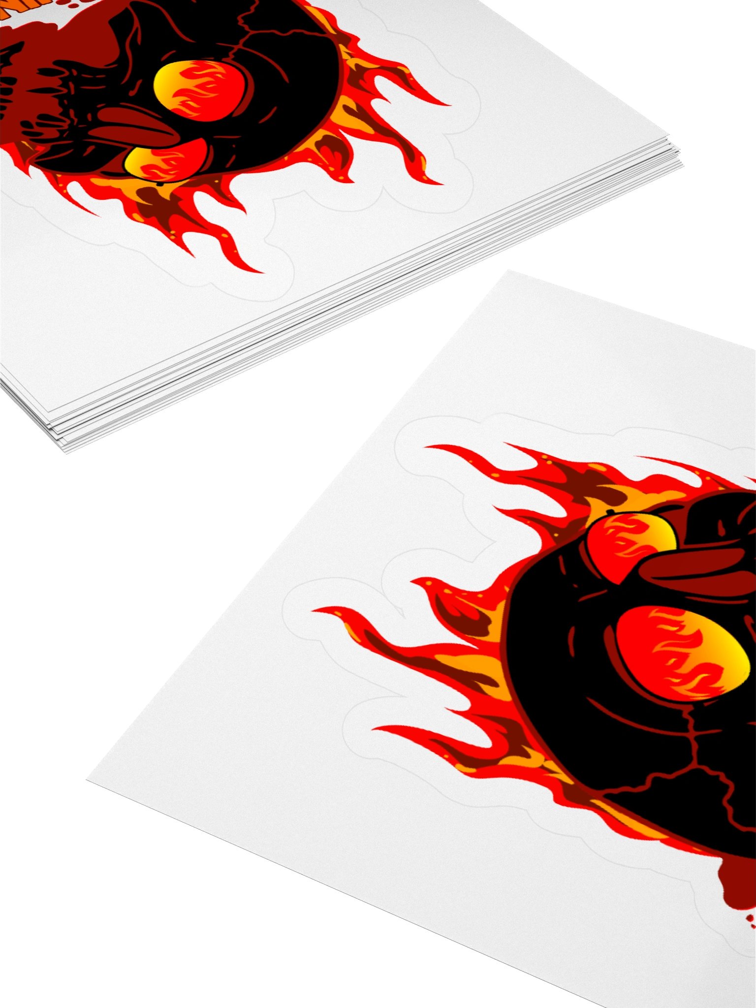 Small My Everything Hurts! Red Skull Sticker product image (4)