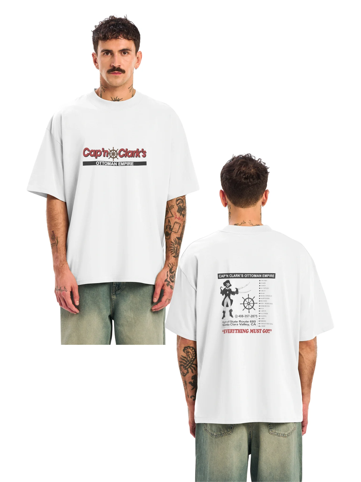 Cap’n Clark Ottoman Empire Shirt – Vintage History Graphic Tee product image (99)