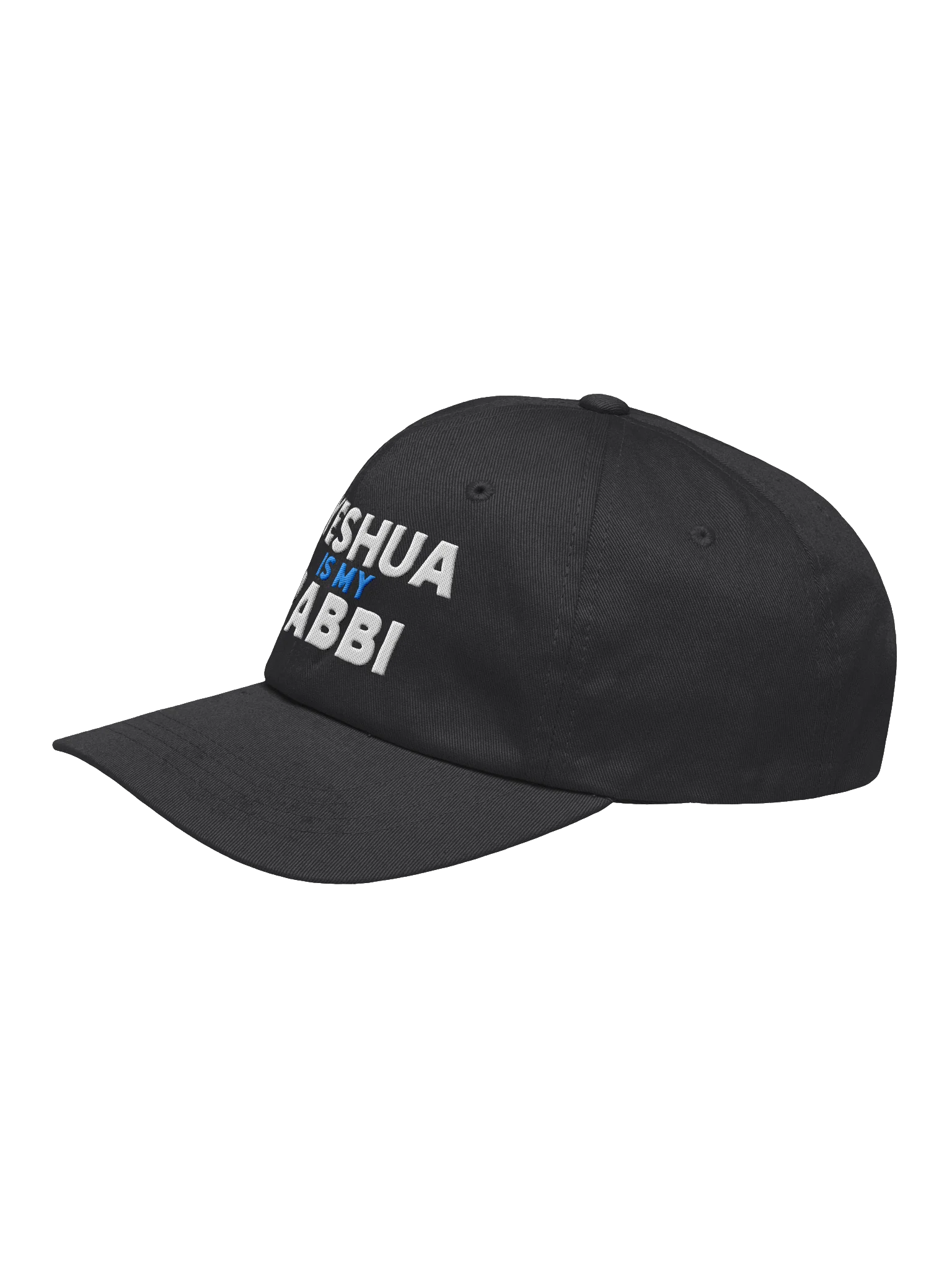 Yeshua is my Rabbi Cap Israel white blue product image (12)