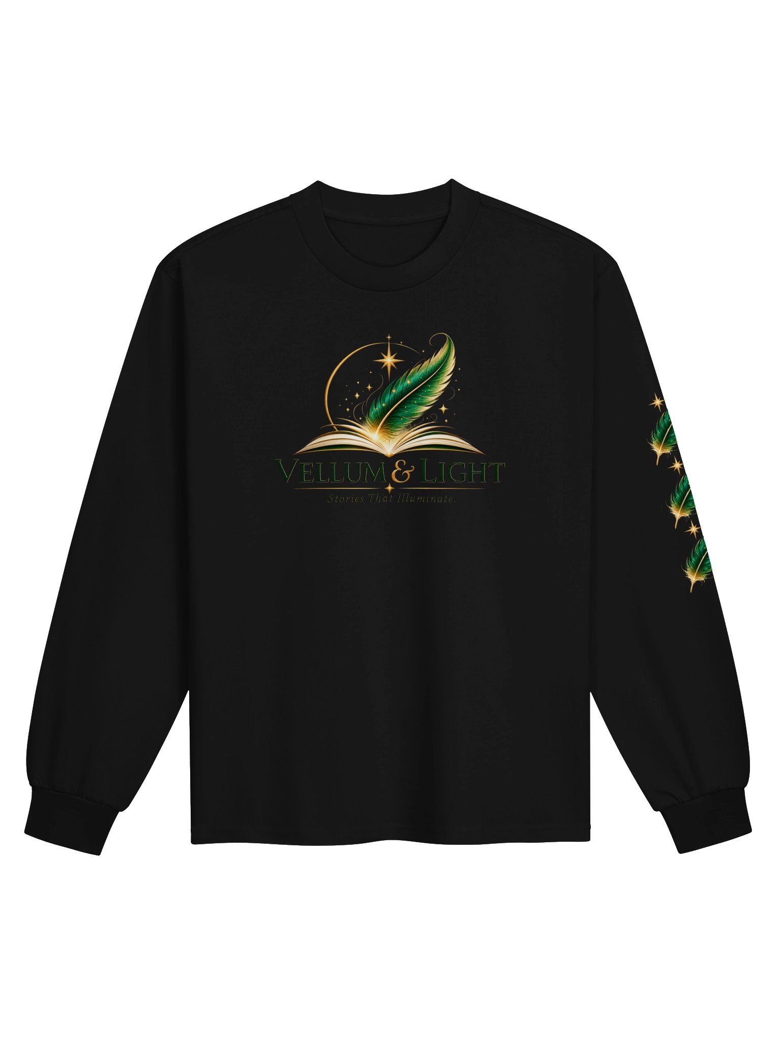 Vellum & Light Literary Logo Long Sleeve product image (1)