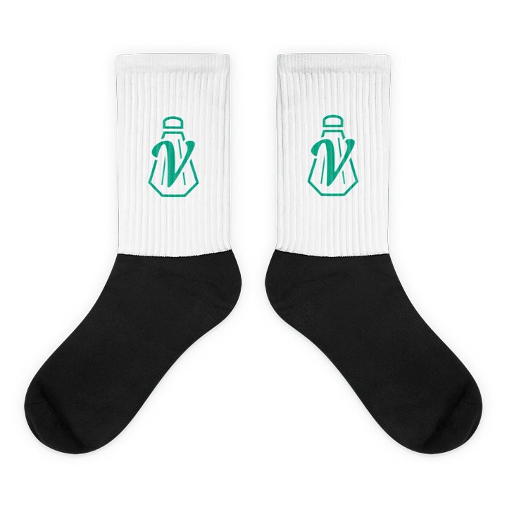 Chaussettes bicolores “Sainte Salière” product image (1)