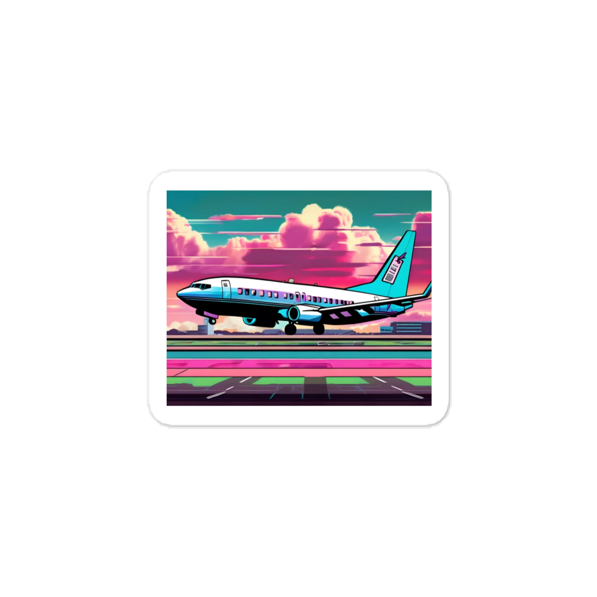 Retro Airliner Sticker product image (2)