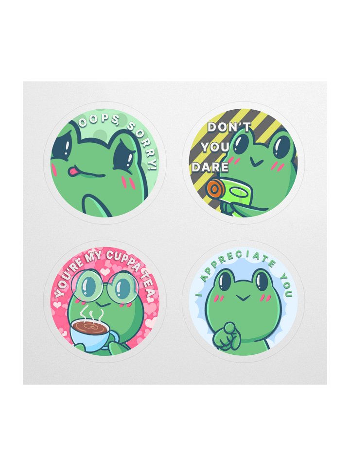 Circle Frog Stickers product image (2)