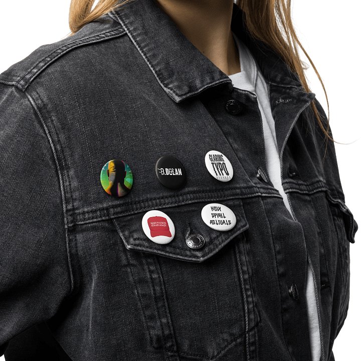 "Fight Naked" Button Pack product image (2)