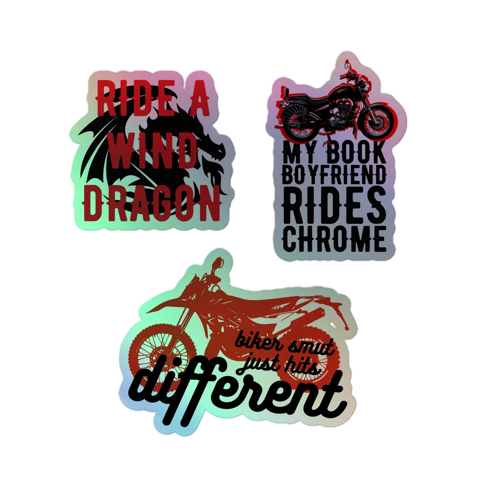Assorted Kiss-Cut Holo Sticker Sheet product image (1)