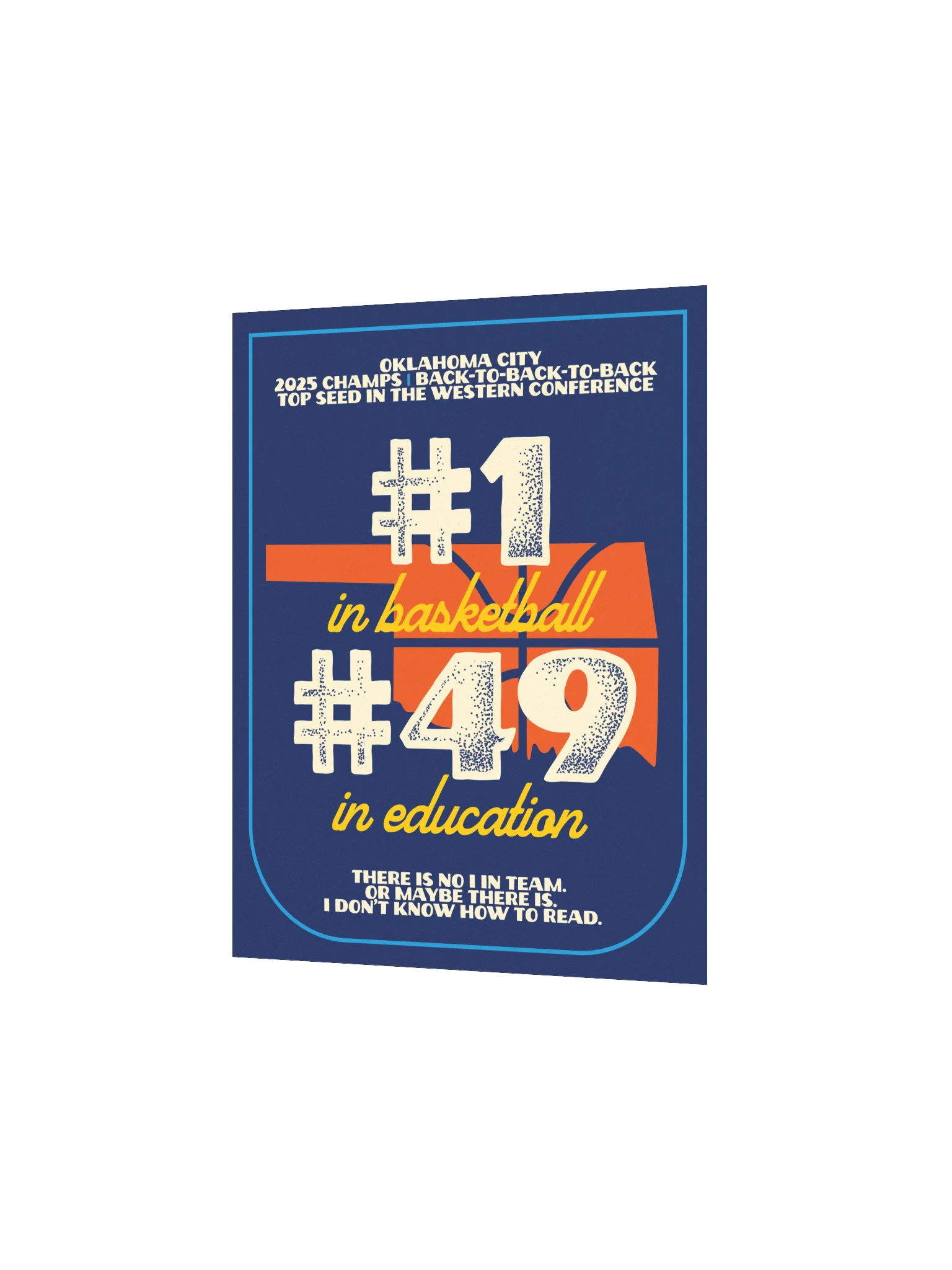 Oklahoma State Rankings Art Print product image (3)