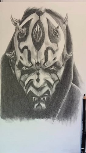 The age of Maul! Been watching the latest animation and was inspired to draw him. Such a likeable villain! The character had ...