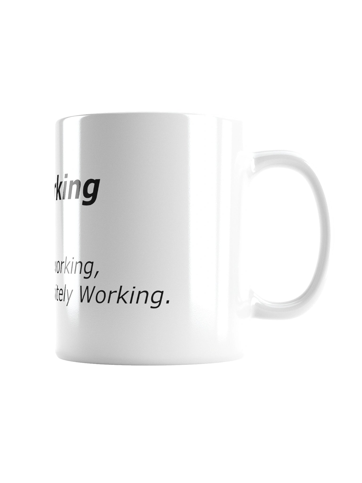 Definitely Working Mug product image (8)