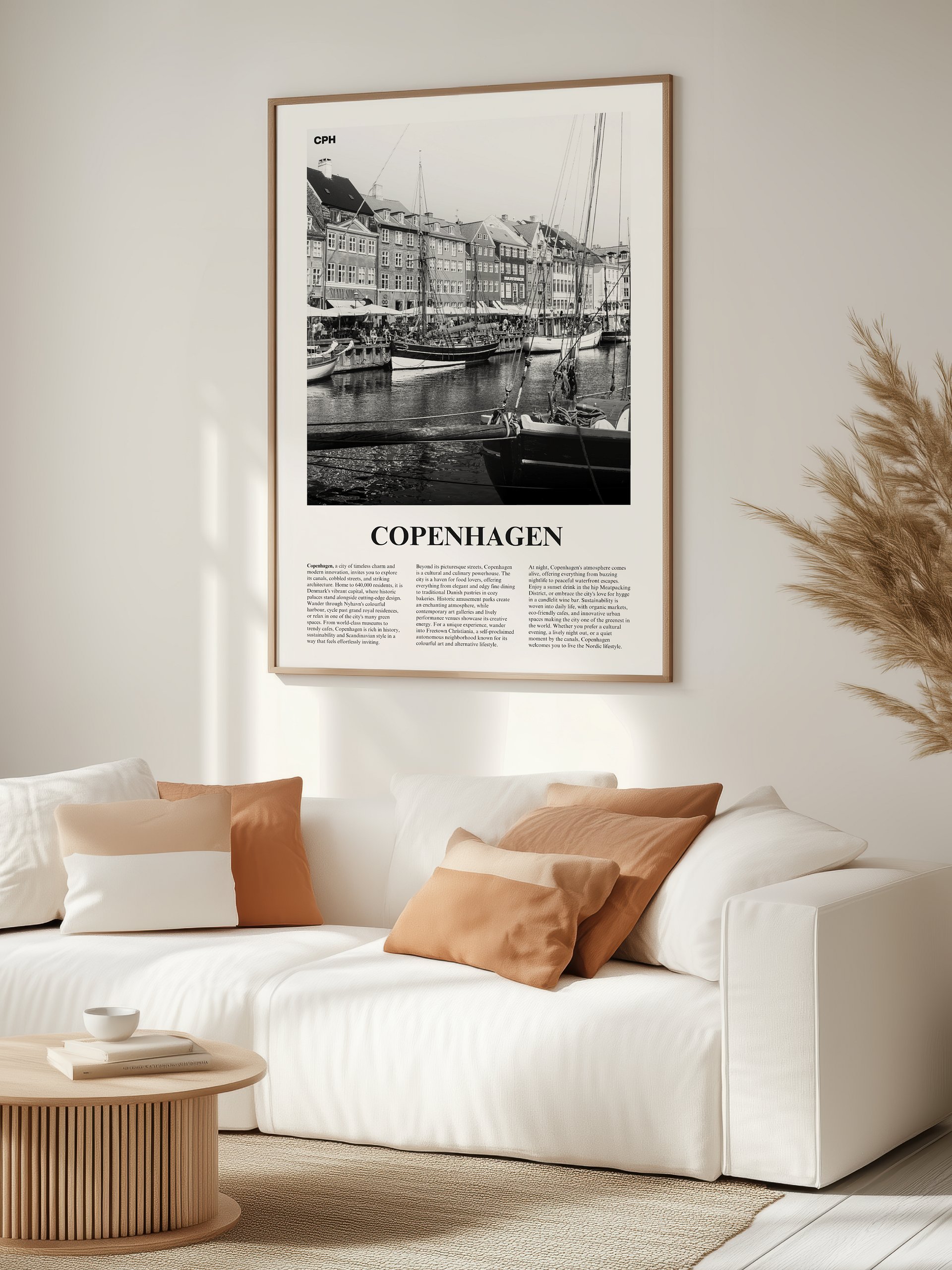 Copenhagen 03 Newspaper Poster | Framed product image (3)