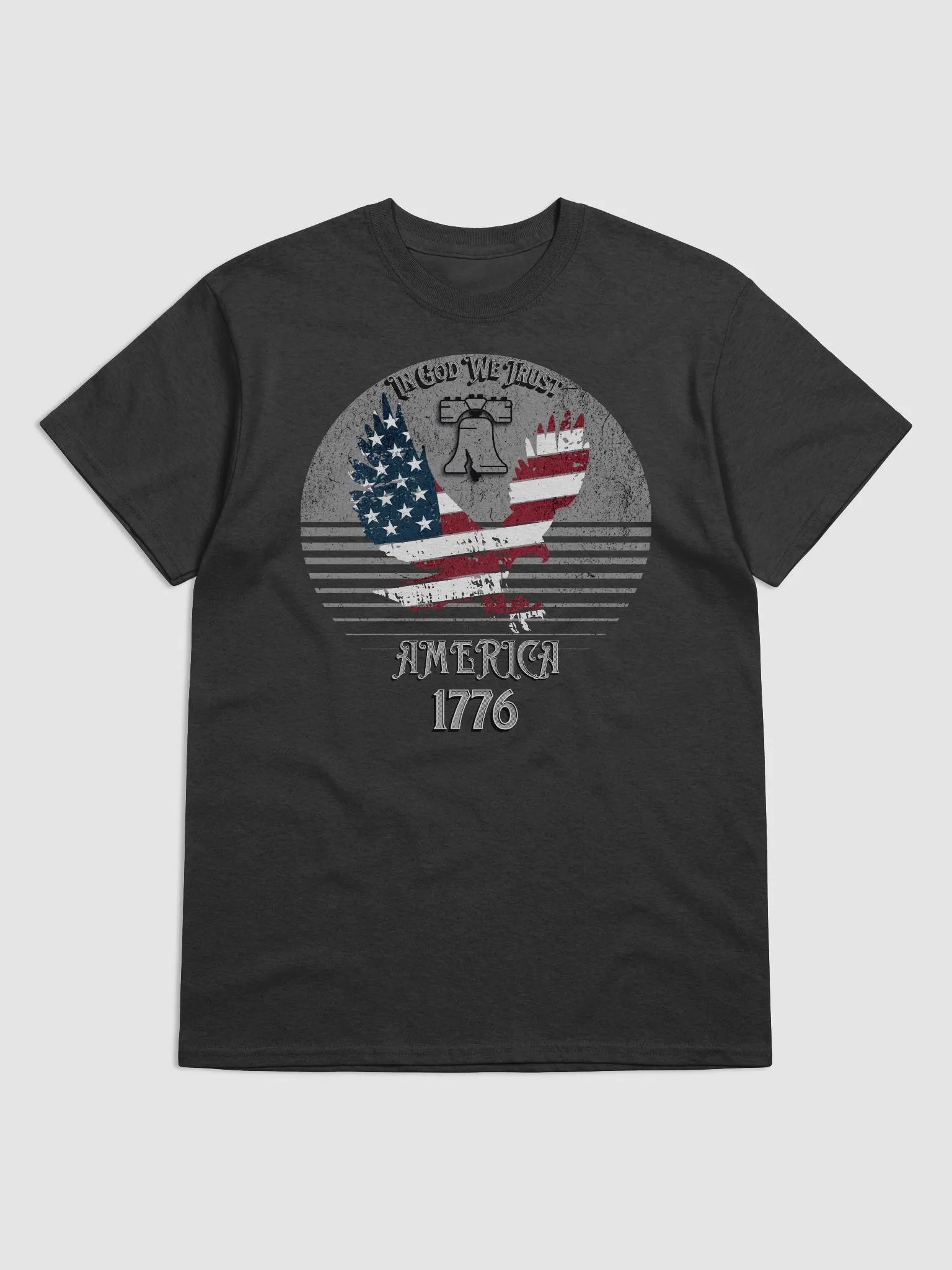 In God We Trust – America 1776 Patriotic Eagle T-Shirt product image (1)