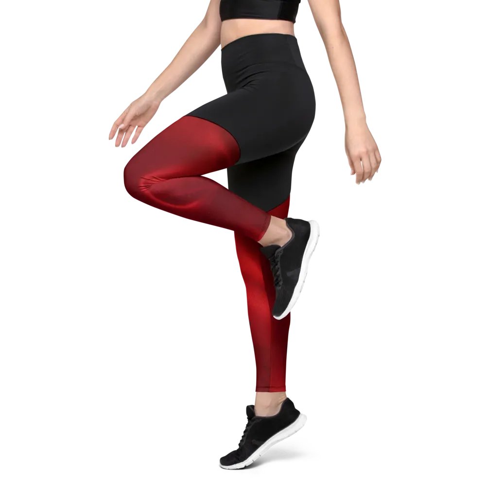 Radiant Red Compression Leggings product image (9)