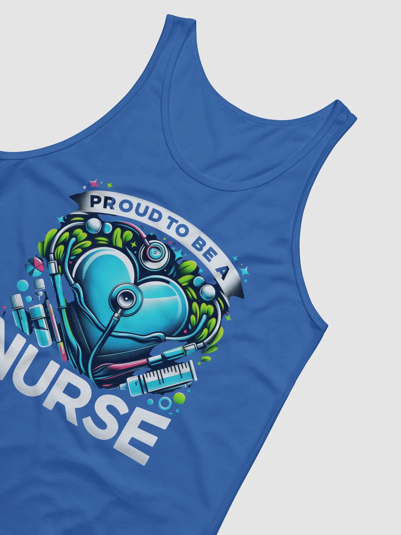 Nurse: Proud Nurse Heart Tank product image (23)