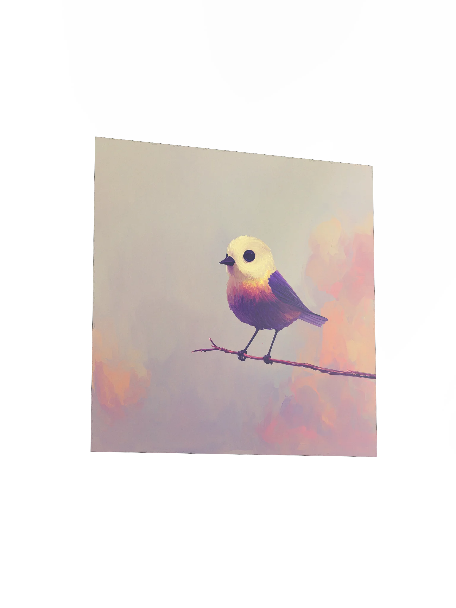 Purple Place: Whimsical Bird on Branch product image (13)