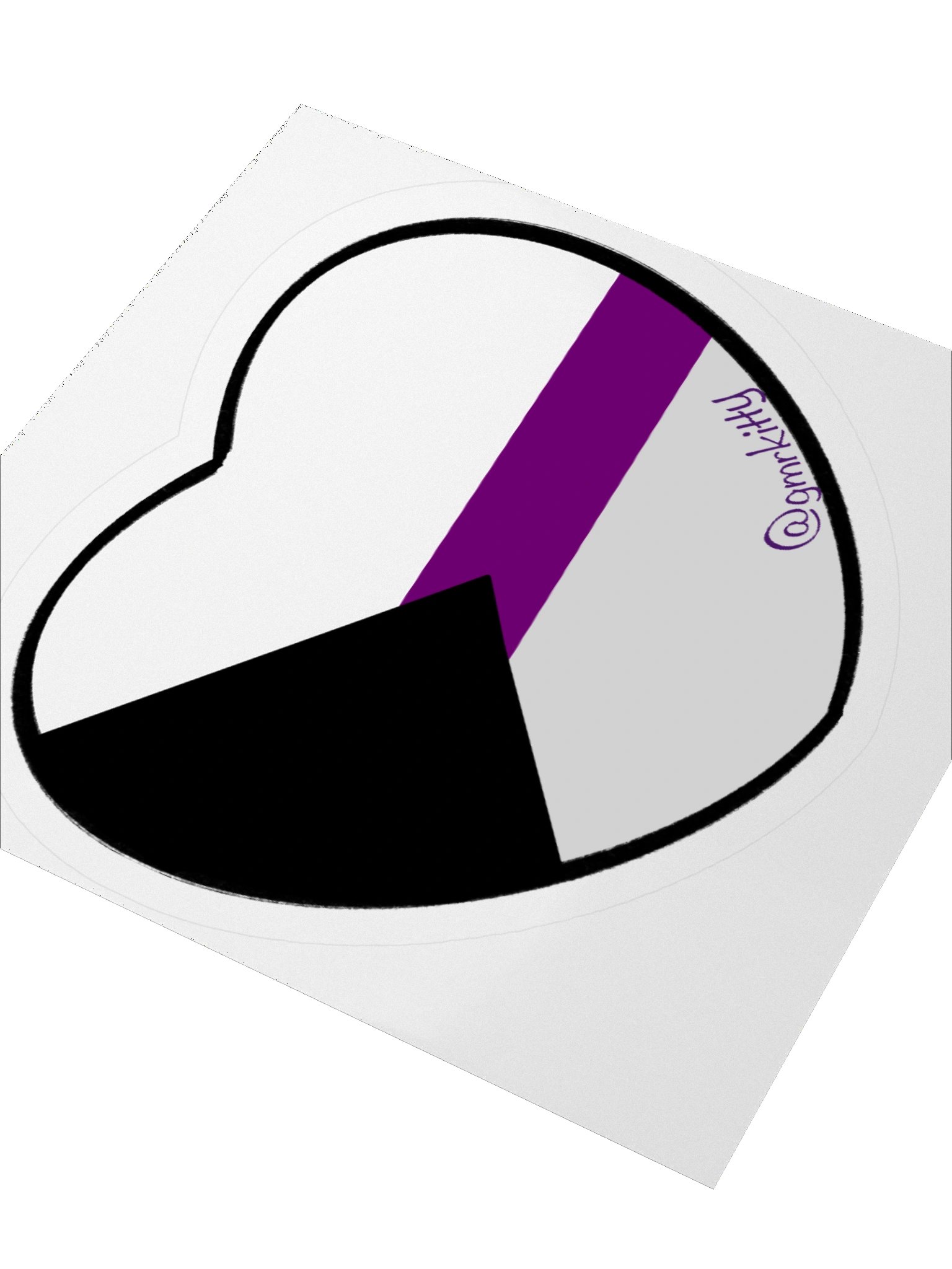 DemiS Pride Heart Sticker product image (7)