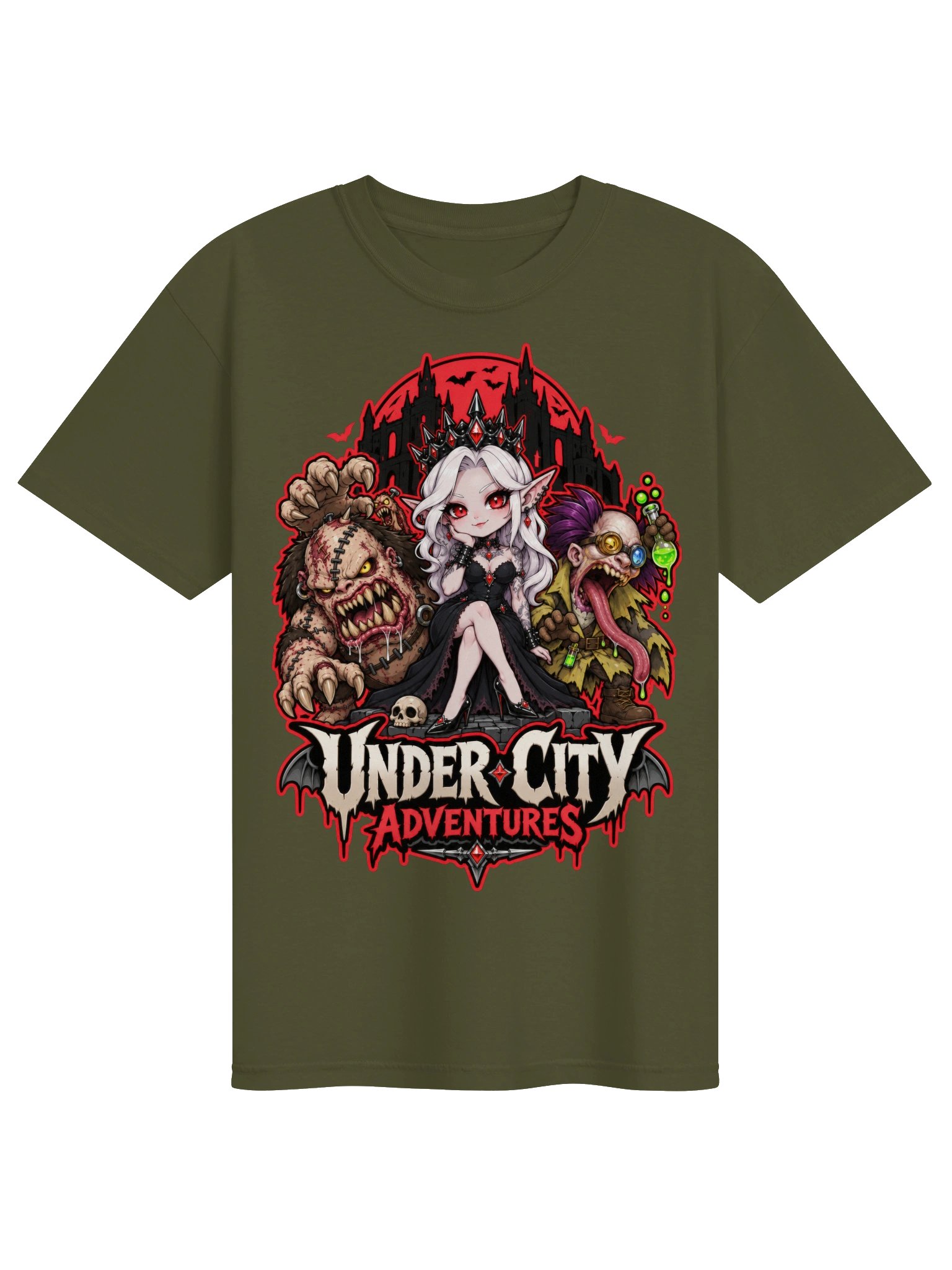LAFFPRO UNDERCITY ADVENTURES - ANIME STYLE TEE product image (9)