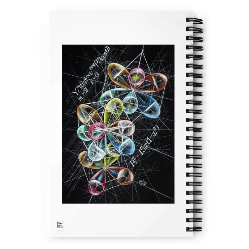 Geometric Physics Art Notebook 4: Diamond Cubic and Spherical Harmonic product image (2)