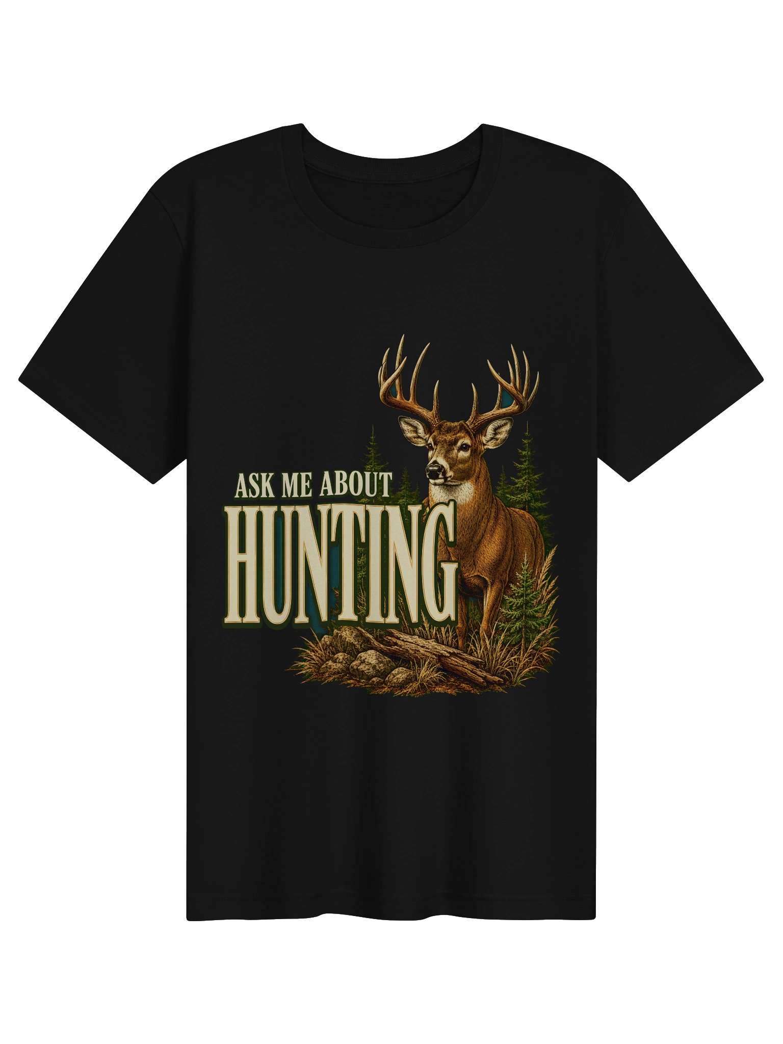 Ask Me About Hunting Tee product image (1)