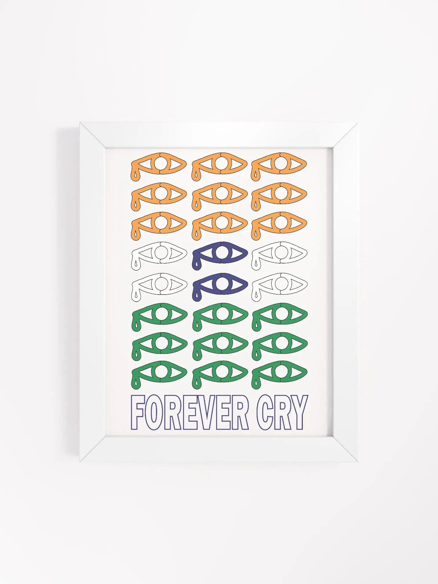 India - Forever Cry - Framed High-Quality Matte Poster product image (4)