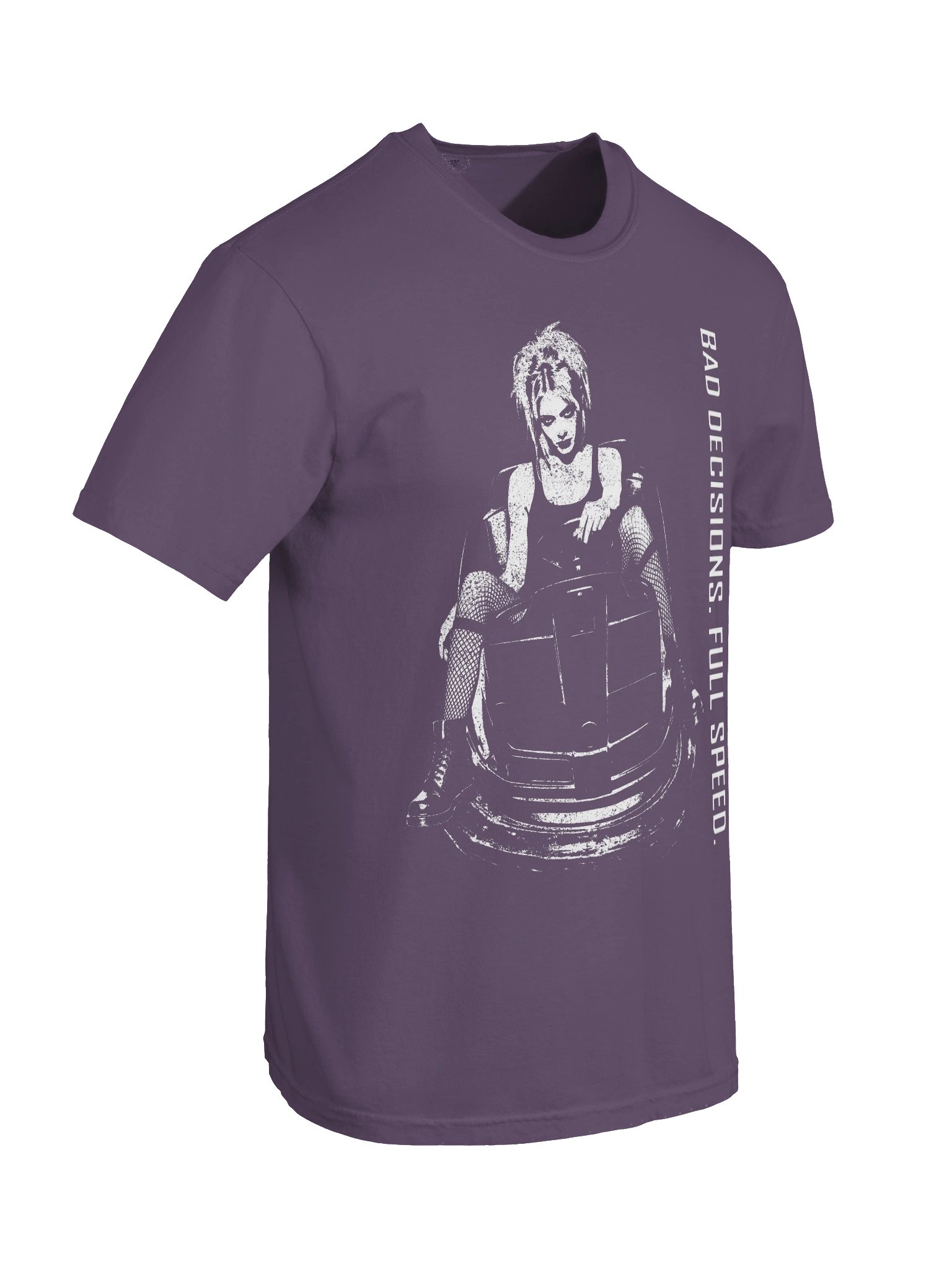 Bad Decisions. Full Speed. Bumper Girl // Heavyweight Vintage Tee product image (39)