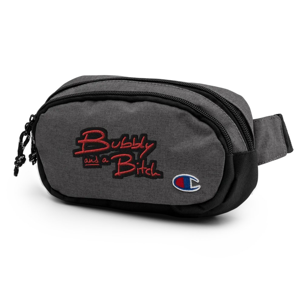 BUBBLY and a B (red contrast design) champion fanny pack product image (4)