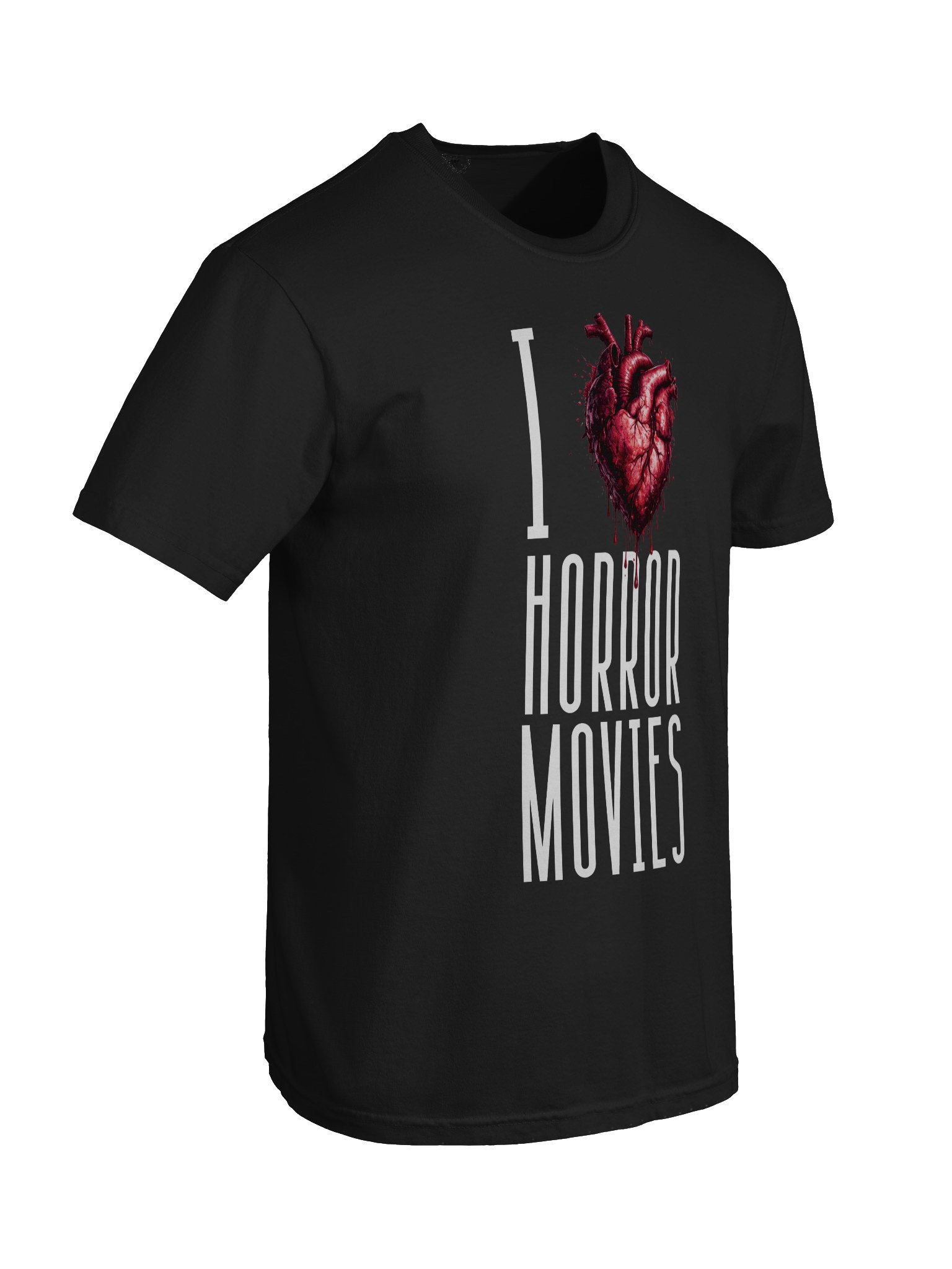 I Love Horror Movies (Heart) T-Shirt product image (8)