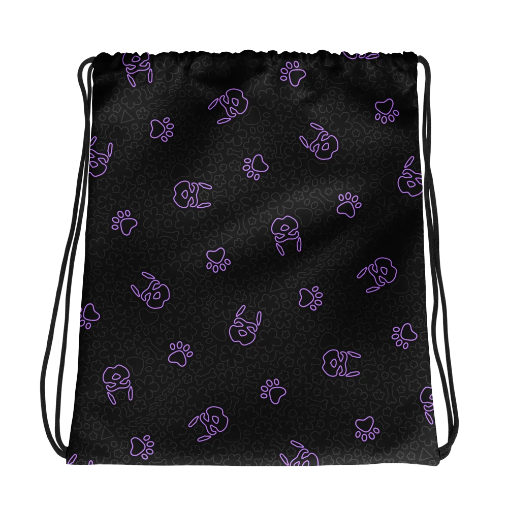 Psych Drawstring Bag - Night Purple product image (1)