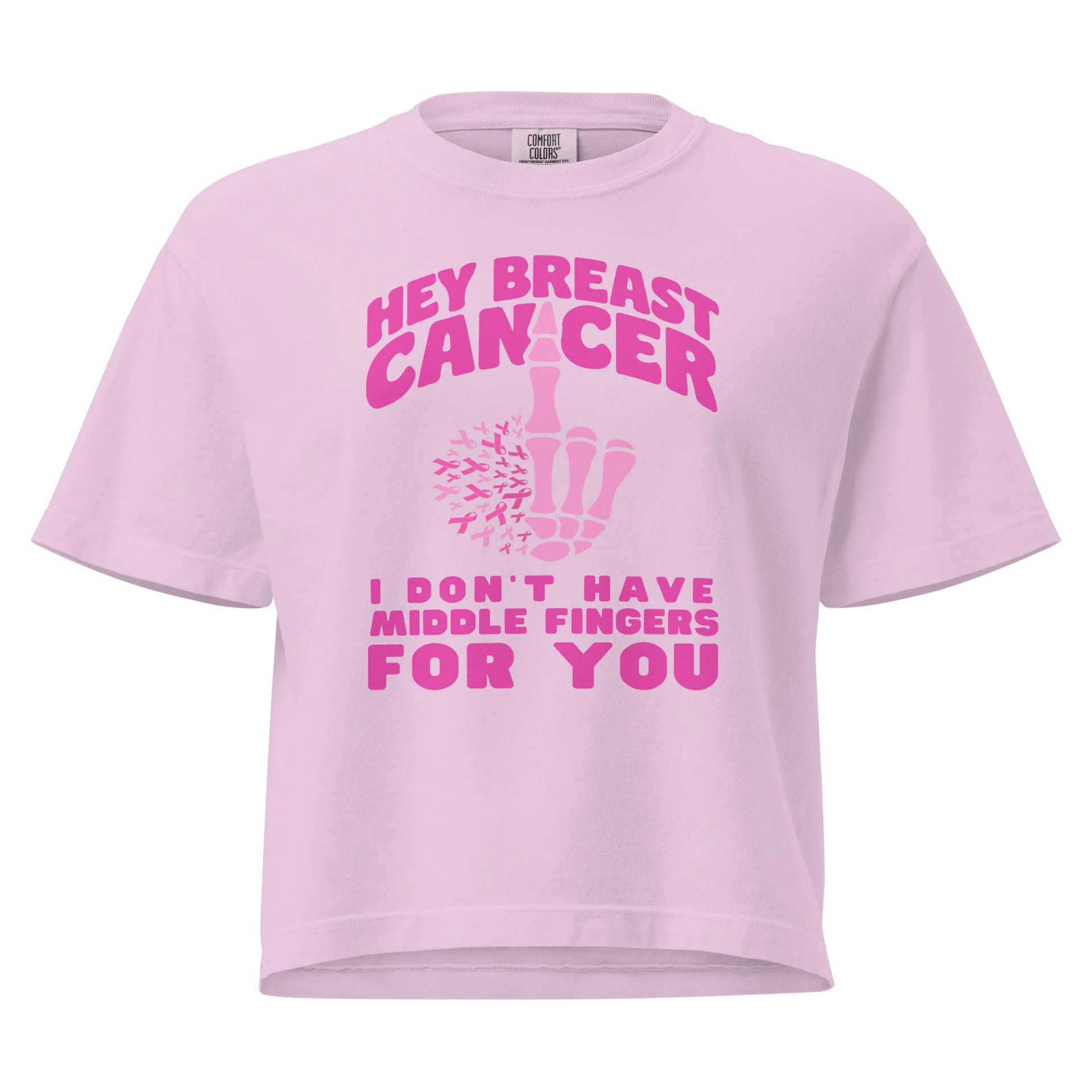 Fighter Survivor Supporter - Breast Cancer Awareness Heavyweight Boxy T-Shirt product image (1)