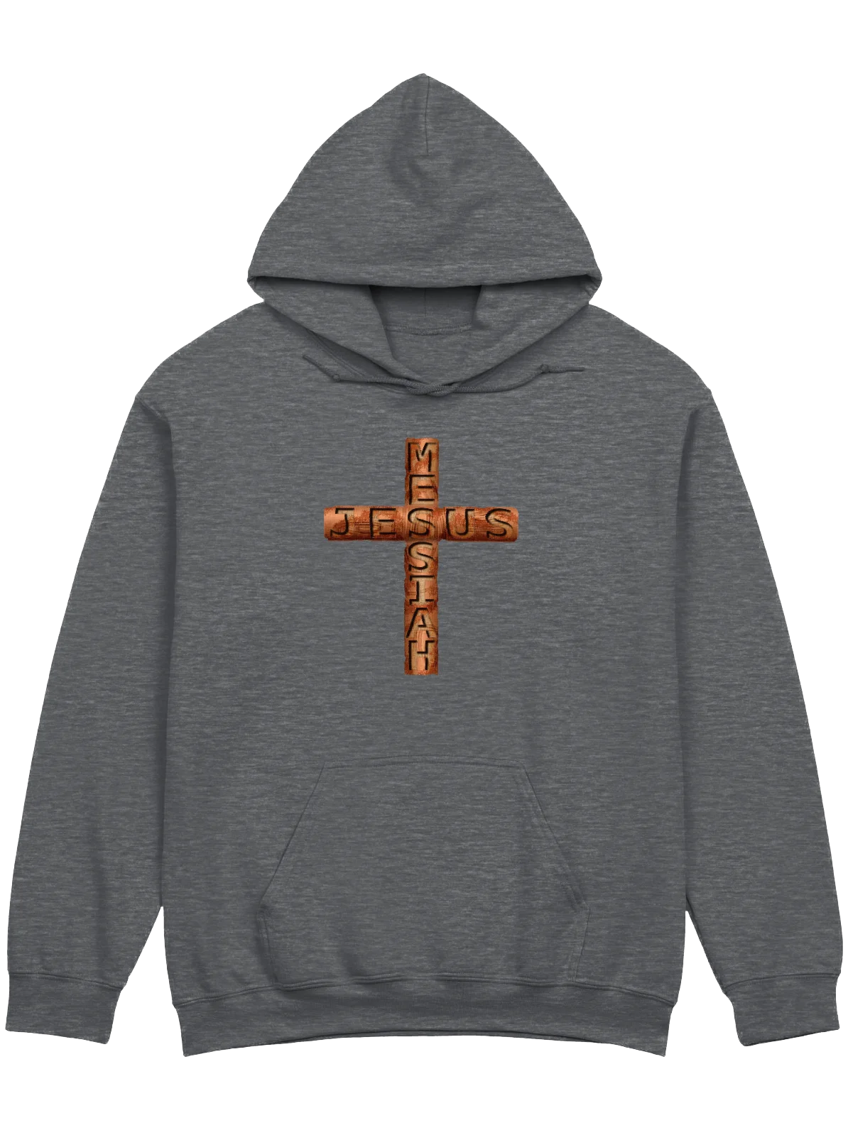Jesus Messiah Engraved On A Rugged Cross Hoodie product image (1)