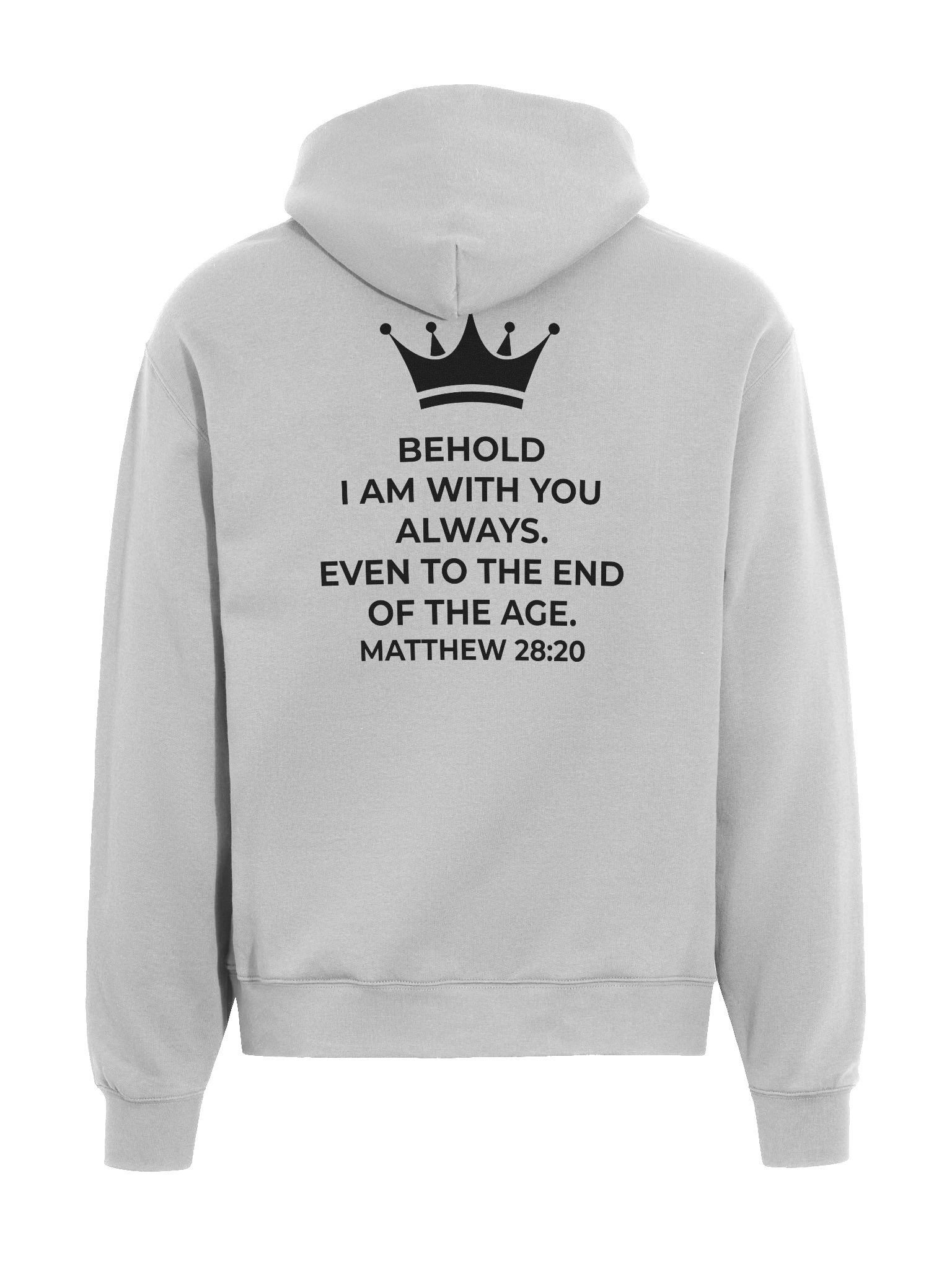 Matthew 28:20 Eclipse Oversized Hoodie [Dark] product image (1)