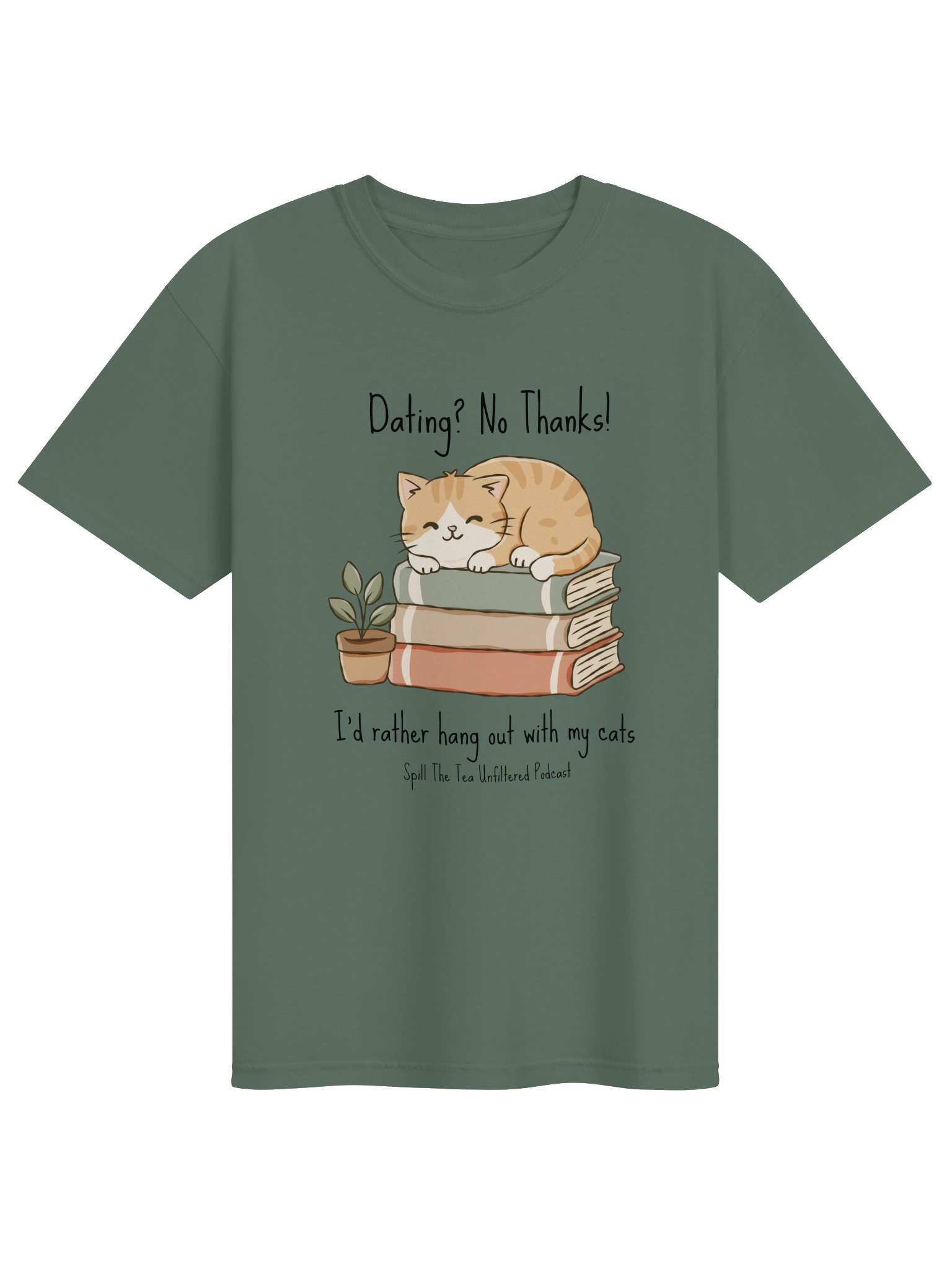 Dating? No Thanks — Cozy Cat-Lover Tee product image (1)