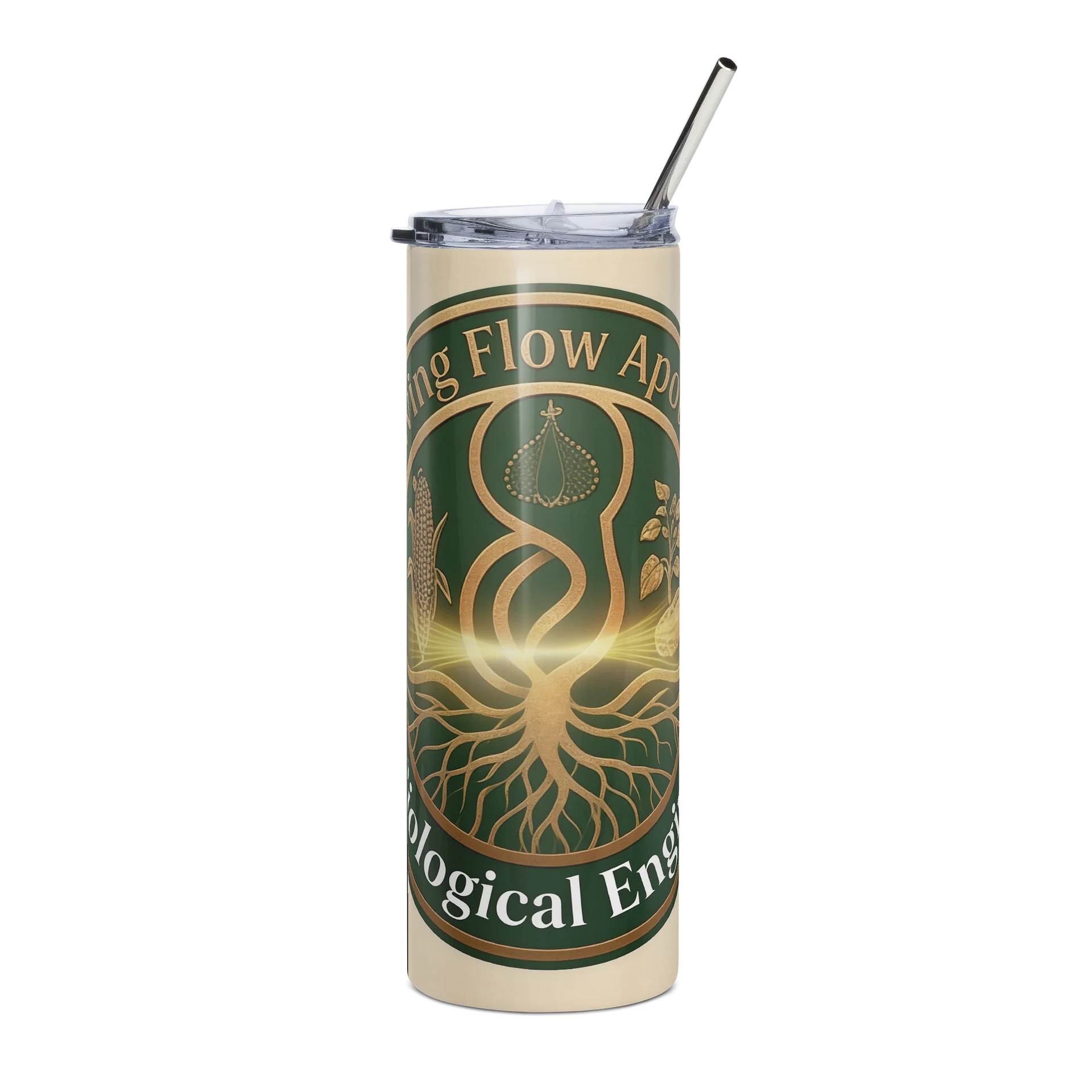 The Living Flow Apothecary Logo Tumbler product image (1)