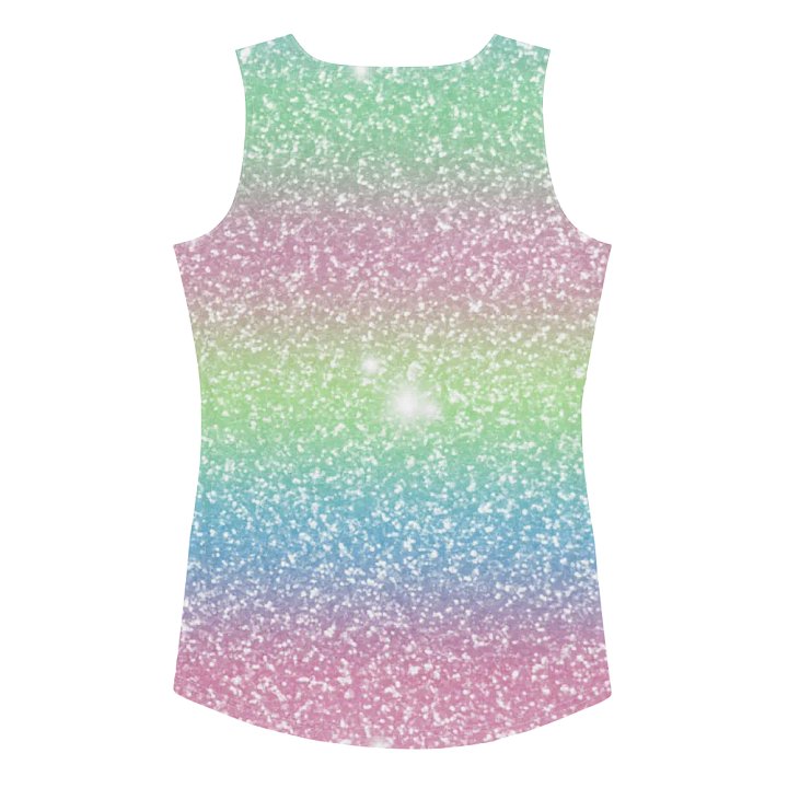 Glitter Unicorn Texture Design Tank Top (9) product image (2)