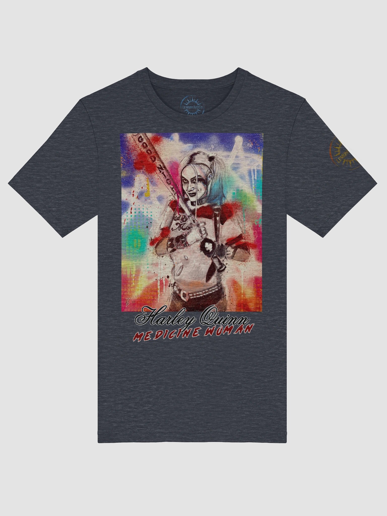 Harley Quinn Medicine Woman Graffiti Super Soft Tee product image (49)